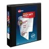 Promo ❤️ Binders Avery Heavy Duty 1 1/2" 3-Ring View Binder, Black (79695) 🥰