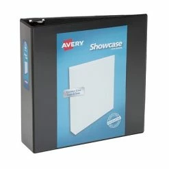 Top 10 ✔️ Binders Avery Showcase Economy 3" 3-Ring View Binder, Black (19750) 🛒