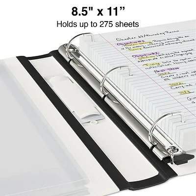 Promo ✔️ Staples Binders Better 1" 3 Ring View Binder With D-Rings, White (24050) 🤩 - Image 3