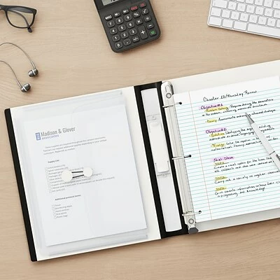 Promo ✔️ Staples Binders Better 1" 3 Ring View Binder With D-Rings, White (24050) 🤩 - Image 5