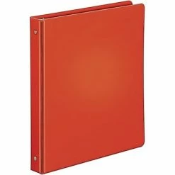 Coupon 🧨 Binders Quill Brand® Standard 1" 3 Ring Non View Binder, Red (739304) 🧨