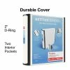 Hot Sale 🔥 Staples Binders Better 2" 3 Ring View Binder With D-Rings, White (24069) 🌟