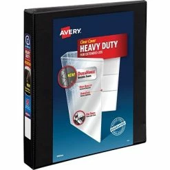 Hot Sale 😀 Binders Avery Heavy Duty 1" 3-Ring View Binder, Black (79699) ✨