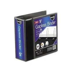 Promo 🔔 Binders Find It Heavy Duty Gapless 5" D-Ring View Binder, Black (FT07075) 🧨