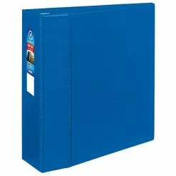 Best Sale ⌛ Binders Avery Heavy Duty 4" 3-Ring Non-View Binder, Blue (79884) 🔥