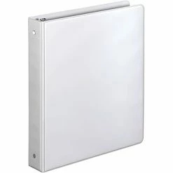 Wholesale ✔️ Binders Quill Brand® Standard 1-1/2" 3 Ring Non View Binder, White (7394113) 🛒