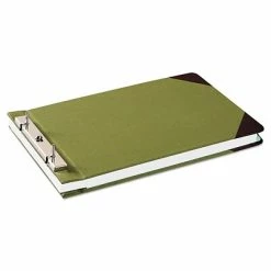 Budget 🥰 Binders Wilson Jones Canvas Sectional Storage Post Binder, 8 1/2" X 14", 4 1/4" Post Spacing, Green (27832) 👏