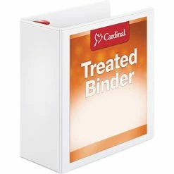 Brand new 🌟 Binders Cardinal Treated ClearVue 4" 3-Ring View Binder, White (32140) 👏