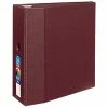 Best reviews of 👍 Binders Avery EZD Heavy Duty 5" 3-Ring Non-View Binder, Maroon (79366) 🥰