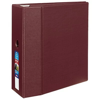 Best reviews of 👍 Binders Avery EZD Heavy Duty 5" 3-Ring Non-View Binder, Maroon (79366) 🥰