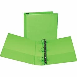 Budget 🌟 Samsill Fashion 2" 3-Ring View Binders, Lime Green, 2/Pack (U86678) 🧨