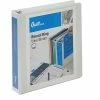 Promo 🧨 Binders Quill Brand® Standard 1-1/2" 3 Ring View Binder, White (72215WE) 👍