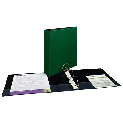 New ✨ Binders Avery Durable 2" 3-Ring Non-View Binder, Green (27553) 🛒 - Image 7