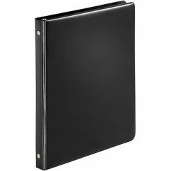 Outlet 🧨 Binders Quill Brand® Standard 5/8" 3 Ring Non View Binder, Black (739201) 🎁