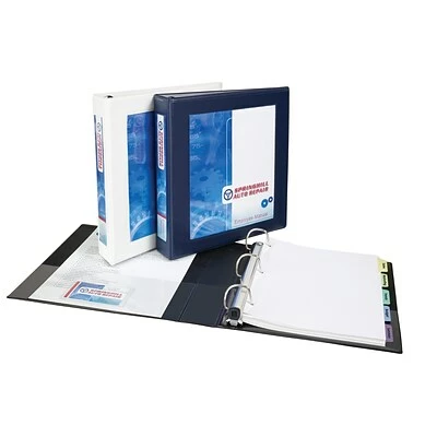Coupon ๐ Binders Avery Heavy Duty 1" 3-Ring Framed View Binder, Black (68054) ๐ - Image 5