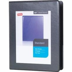 Best deal ✨ Staples Binders Standard 1" 3 Ring Mini View Binder, Black (26454) 💯
