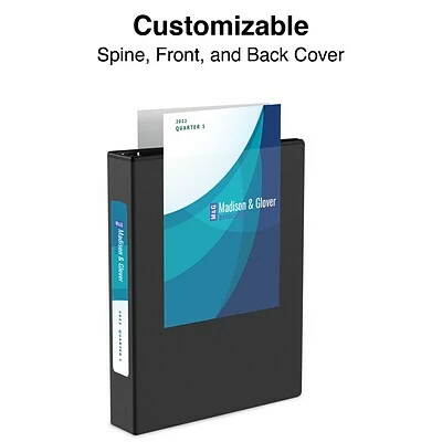 Best deal ✨ Staples Binders Standard 1" 3 Ring Mini View Binder, Black (26454) 💯 - Image 2