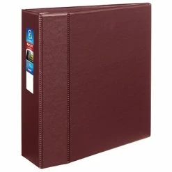 Cheap ๐ฅ Binders Avery Heavy Duty 4" 3-Ring Non-View Binder, Maroon (79364) ๐