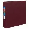 Hot Sale ✨ Binders Avery Heavy-Duty 2" 3-Ring Non-View Binder, Maroon (79362) ✨