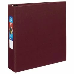 Hot Sale ✨ Binders Avery Heavy-Duty 2" 3-Ring Non-View Binder, Maroon (79362) ✨