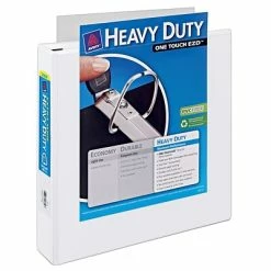 Promo 🌟 Binders Avery Extra-Wide Heavy Duty 1.5" 3-Ring View Binder, White (01319) ❤️