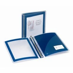 Best reviews of 💯 Binders Avery Flexi-View 1 1/2" 3-Ring View Binder, Navy Blue (17638) 🎉