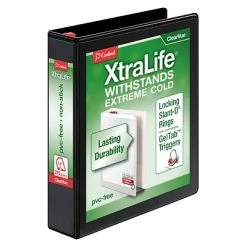 Wholesale 🌟 Binders Cardinal XtraLife ClearVue 1.5" 3-Ring View Binder, Black (CRD26311) 💯