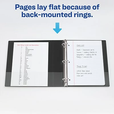 Best reviews of ⌛ Binders Avery Durable 2" 3-Ring View Binder, Blue (17034) ❤️ - Image 7