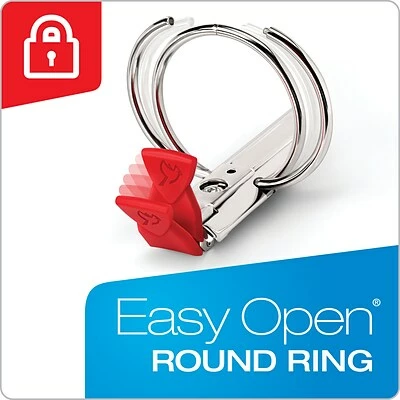 New 🎁 Binders Cardinal Premier EasyOpen 3" View Binder, White (CRD 11130CB) 👍 - Image 2