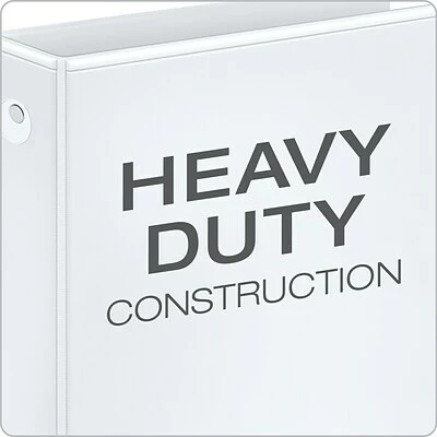 New 🎁 Binders Cardinal Premier EasyOpen 3" View Binder, White (CRD 11130CB) 👍 - Image 3