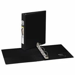 Discount 🤩 Binders Avery Mini Durable Standard 1" 3-Ring View Binder, Black (17167) 🔔