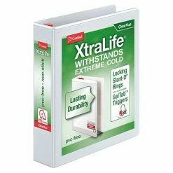 Buy ✔️ Binders Cardinal® XtraLife® ClearVue™ 1.5" 3-Ring View Binder, White (26310) 😀