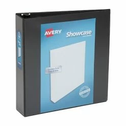 Flash Sale 🎁 Binders Avery Showcase Economy 2" 3-Ring View Binder, Black (19700) 🥰