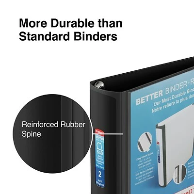 Top 10 🎁 Staples Binders Better 2" 3 Ring View Binder With D-Rings, Black (24067) 🥰 - Image 4
