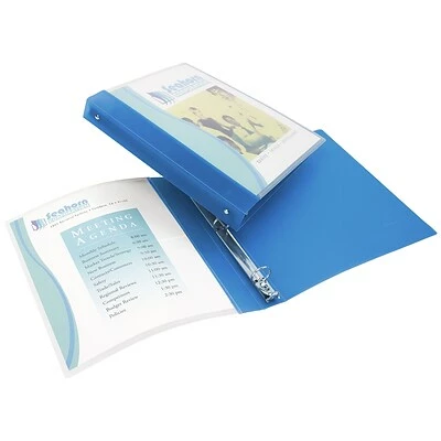 Best Sale ⌛ Binders Avery 1/2" 3-Ring Flexible Poly Binder, Blue (17670) ✨ - Image 3