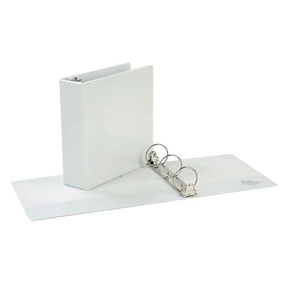 Wholesale 👍 Binders Quill Brand® Standard 3" 3 Ring View Binder, White (7223WE) 🤩 - Image 2
