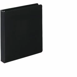 Buy 🛒 Binders Quill Brand® Heavy Duty 1" 3 Ring Non View Binder, Easy Open D Rings, Black (780201) 🥰