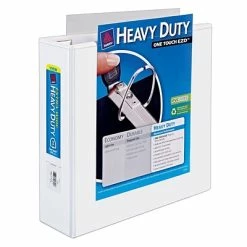 Outlet ❤️ Binders Avery Extra-Wide Heavy Duty 3" 3-Ring View Binder, White (01321) ❤️