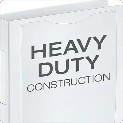 Budget ✔️ Cardinal® SuperLife™ Pro EasyOpen® ClearVue™ Locking Slant-D Ring Binders, 1-1/2" Capacity, White 👍 - Image 2