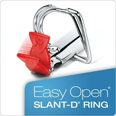 Budget ✔️ Cardinal® SuperLife™ Pro EasyOpen® ClearVue™ Locking Slant-D Ring Binders, 1-1/2" Capacity, White 👍 - Image 4