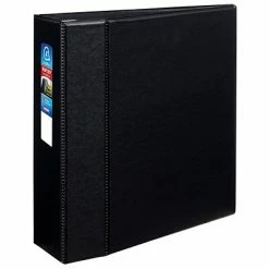 Outlet 😉 Binders Avery Heavy Duty 4" 3-Ring Non-View Binder, Black (79984) 🔥