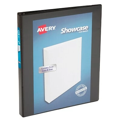Flash Sale 🌟 Binders Avery Showcase Economy 1/2" 3-Ring View Binder, Black (1955) 👏