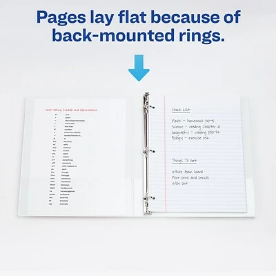 Buy ✔️ Binders Avery Heavy Duty 1/2" 3-Ring View Binder, White (05234) ⌛ - Image 7