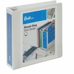 Top 10 🧨 Binders Quill Brand® Standard 2" 3 Ring View Binder, White (7222WE) 🎁
