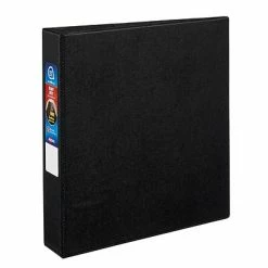 Best deal 🎉 Binders Avery(R) Heavy-Duty Binder, 1-1/2" One-Touch Rings, 400-Sheet Capacity, DuraHinge(R), Black (79985) 🧨