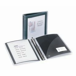 Best deal 💯 Binders Avery Flexi-View 1 1/2" 3-Ring View Binder, Black (17637) ⌛