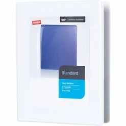 New ๐ Staples Binders Standard 1" 3 Ring Mini View Binder, White (26457) ๐