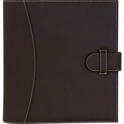 Top 10 😍 Binders It's Academic Executive Faux Leather 1" D-Ring Binder/Organizer, Brown (92876) 👍