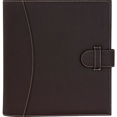 Top 10 😍 Binders It's Academic Executive Faux Leather 1" D-Ring Binder/Organizer, Brown (92876) 👍