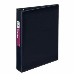 Cheap ✔️ Binders Avery Mini Durable 1" 3-Ring Non-View Binder, Black (27257) 🎉